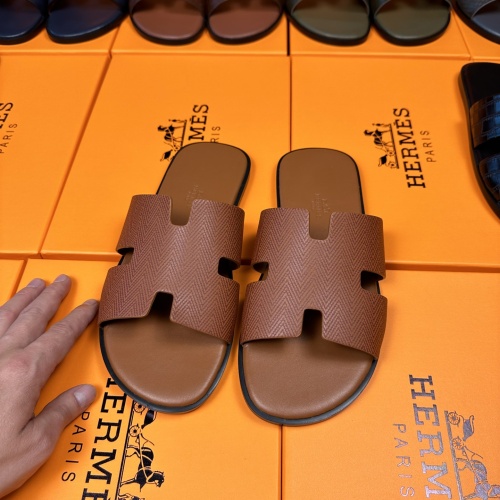 Cheap Hermes Slippers For Men #1208504 Replica Wholesale [$48.00 USD] [ITEM#1208504] on Replica Hermes Slippers