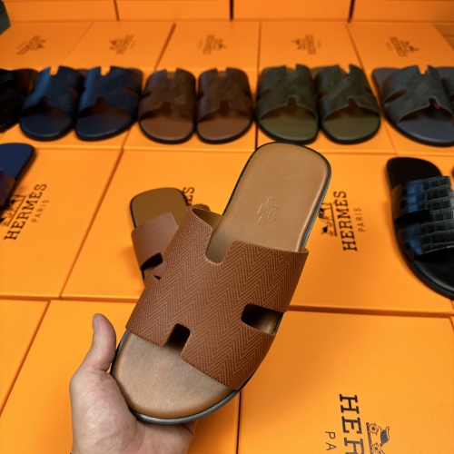 Cheap Hermes Slippers For Men #1208504 Replica Wholesale [$48.00 USD] [ITEM#1208504] on Replica Hermes Slippers