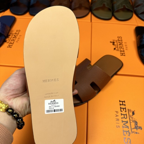 Cheap Hermes Slippers For Men #1208504 Replica Wholesale [$48.00 USD] [ITEM#1208504] on Replica Hermes Slippers