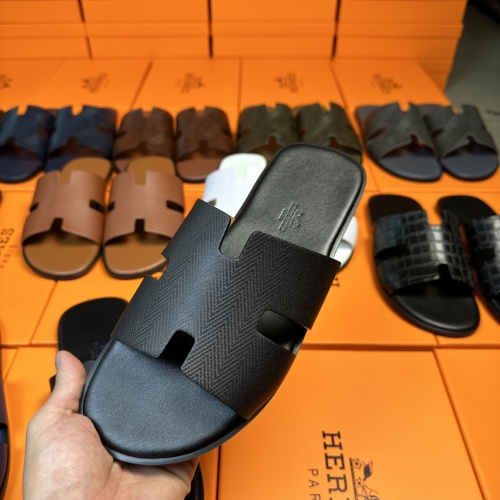 Cheap Hermes Slippers For Men #1208505 Replica Wholesale [$48.00 USD] [ITEM#1208505] on Replica Hermes Slippers