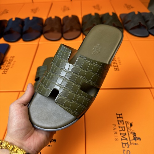 Cheap Hermes Slippers For Men #1208507 Replica Wholesale [$48.00 USD] [ITEM#1208507] on Replica Hermes Slippers