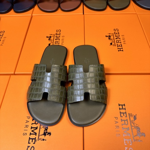 Cheap Hermes Slippers For Men #1208507 Replica Wholesale [$48.00 USD] [ITEM#1208507] on Replica Hermes Slippers