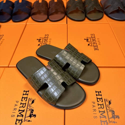 Cheap Hermes Slippers For Men #1208507 Replica Wholesale [$48.00 USD] [ITEM#1208507] on Replica Hermes Slippers