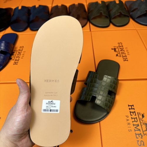 Cheap Hermes Slippers For Men #1208507 Replica Wholesale [$48.00 USD] [ITEM#1208507] on Replica Hermes Slippers