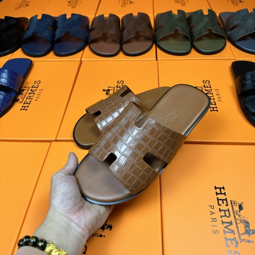 Cheap Hermes Slippers For Men #1208508 Replica Wholesale [$48.00 USD] [ITEM#1208508] on Replica Hermes Slippers