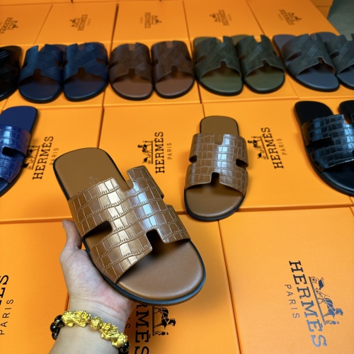 Cheap Hermes Slippers For Men #1208508 Replica Wholesale [$48.00 USD] [ITEM#1208508] on Replica Hermes Slippers