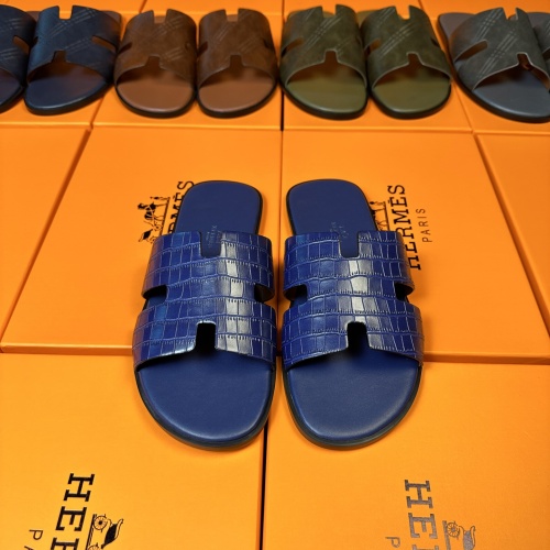 Cheap Hermes Slippers For Men #1208509 Replica Wholesale [$48.00 USD] [ITEM#1208509] on Replica Hermes Slippers