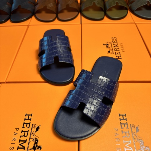 Cheap Hermes Slippers For Men #1208509 Replica Wholesale [$48.00 USD] [ITEM#1208509] on Replica Hermes Slippers