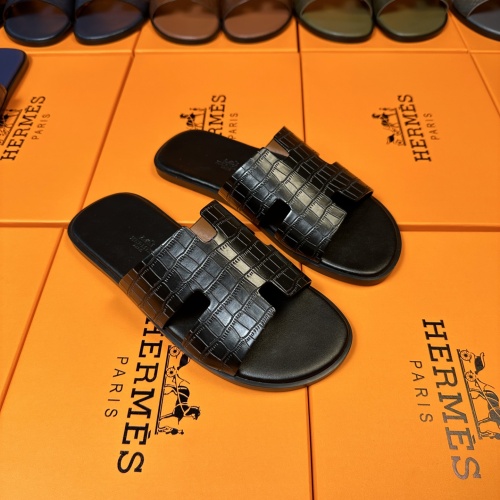 Cheap Hermes Slippers For Men #1208510 Replica Wholesale [$48.00 USD] [ITEM#1208510] on Replica Hermes Slippers