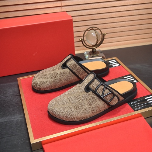 Cheap Valentino Slippers For Men #1208514 Replica Wholesale [$60.00 USD] [ITEM#1208514] on Replica Valentino Slippers