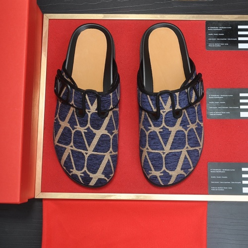 Cheap Valentino Slippers For Men #1208518 Replica Wholesale [$60.00 USD] [ITEM#1208518] on Replica Valentino Slippers