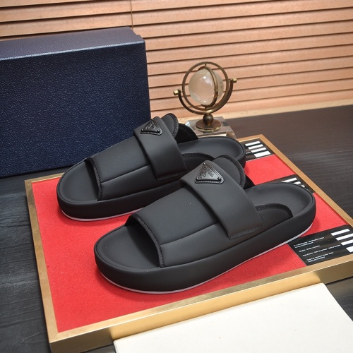 Cheap Prada Slippers For Men #1208521 Replica Wholesale [$60.00 USD] [ITEM#1208521] on Replica Prada Slippers