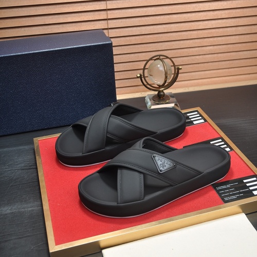 Cheap Prada Slippers For Men #1208523 Replica Wholesale [$60.00 USD] [ITEM#1208523] on Replica Prada Slippers