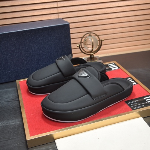 Cheap Prada Slippers For Men #1208528 Replica Wholesale [$64.00 USD] [ITEM#1208528] on Replica Prada Slippers