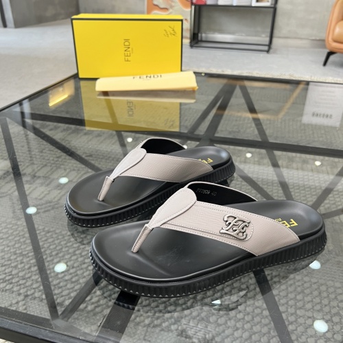 Cheap Fendi Slippers For Men #1208598 Replica Wholesale [$64.00 USD] [ITEM#1208598] on Replica Fendi Slippers