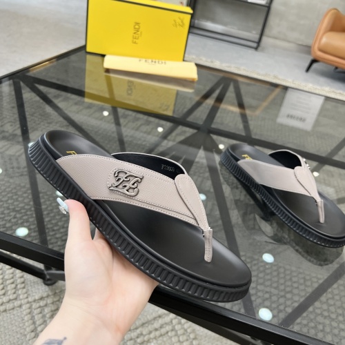 Cheap Fendi Slippers For Men #1208598 Replica Wholesale [$64.00 USD] [ITEM#1208598] on Replica Fendi Slippers