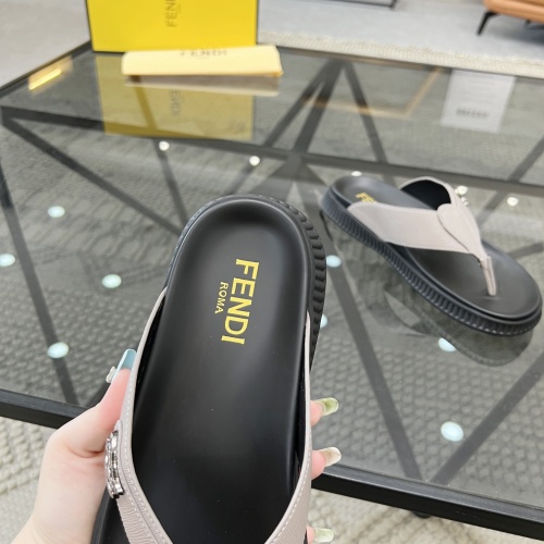 Cheap Fendi Slippers For Men #1208598 Replica Wholesale [$64.00 USD] [ITEM#1208598] on Replica Fendi Slippers