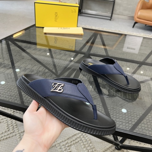 Cheap Fendi Slippers For Men #1208599 Replica Wholesale [$64.00 USD] [ITEM#1208599] on Replica Fendi Slippers