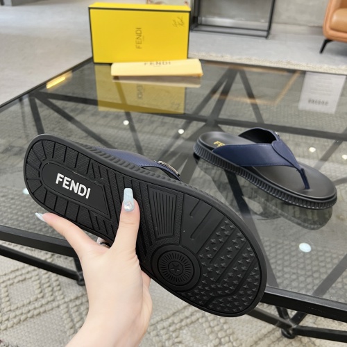 Cheap Fendi Slippers For Men #1208599 Replica Wholesale [$64.00 USD] [ITEM#1208599] on Replica Fendi Slippers