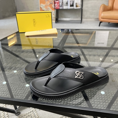 Cheap Fendi Slippers For Men #1208600 Replica Wholesale [$64.00 USD] [ITEM#1208600] on Replica Fendi Slippers