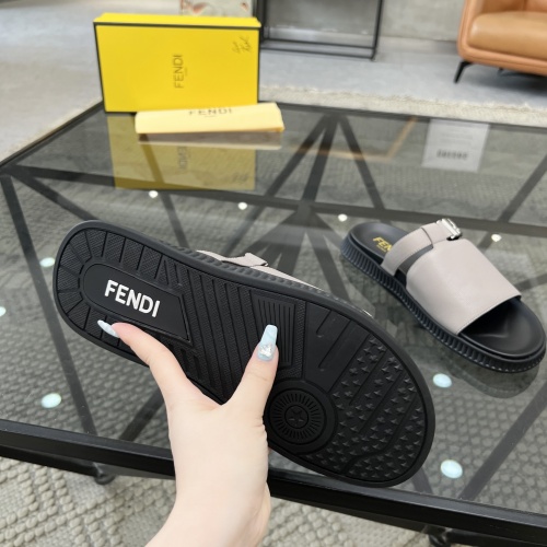 Cheap Fendi Slippers For Men #1208601 Replica Wholesale [$64.00 USD] [ITEM#1208601] on Replica Fendi Slippers