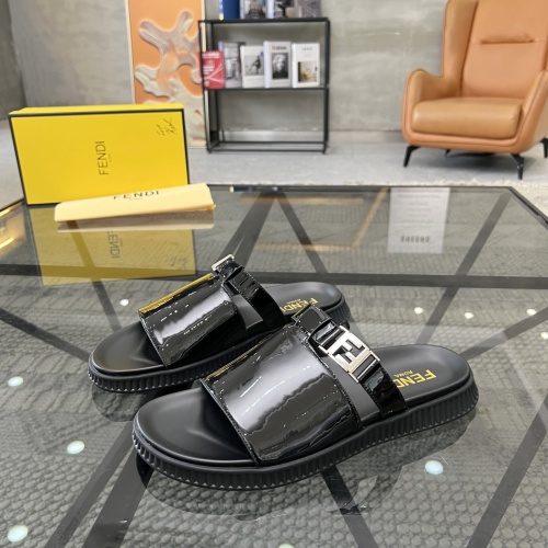 Cheap Fendi Slippers For Men #1208602 Replica Wholesale [$64.00 USD] [ITEM#1208602] on Replica Fendi Slippers