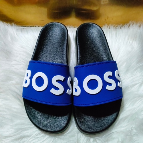 Cheap Boss Slippers For Men #1208694 Replica Wholesale [$48.00 USD] [ITEM#1208694] on Replica Boss Slippers