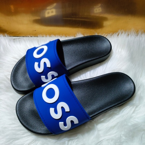 Cheap Boss Slippers For Men #1208694 Replica Wholesale [$48.00 USD] [ITEM#1208694] on Replica Boss Slippers