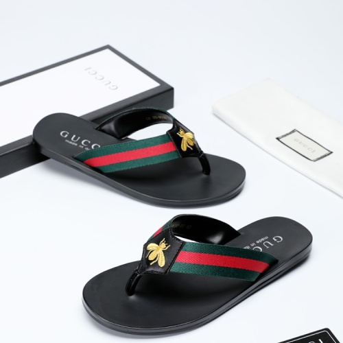 Cheap Gucci Slippers For Men #1208732 Replica Wholesale [$40.00 USD] [ITEM#1208732] on Replica Gucci Slippers