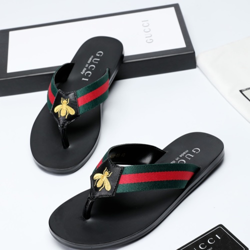 Cheap Gucci Slippers For Men #1208732 Replica Wholesale [$40.00 USD] [ITEM#1208732] on Replica Gucci Slippers