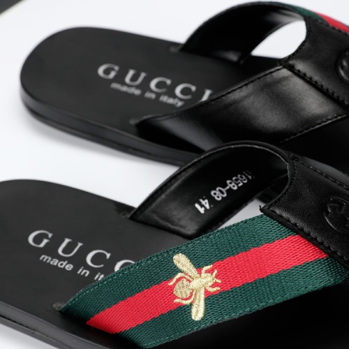 Cheap Gucci Slippers For Men #1208734 Replica Wholesale [$40.00 USD] [ITEM#1208734] on Replica Gucci Slippers