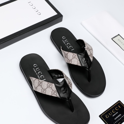 Cheap Gucci Slippers For Men #1208735 Replica Wholesale [$40.00 USD] [ITEM#1208735] on Replica Gucci Slippers