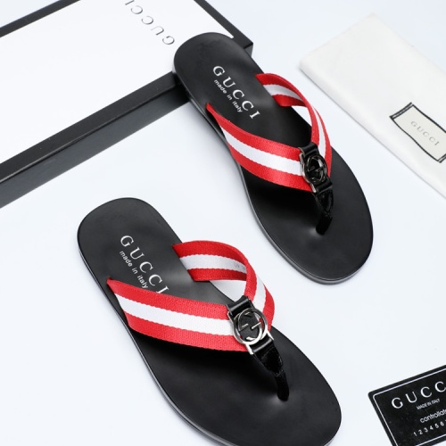 Cheap Gucci Slippers For Men #1208737 Replica Wholesale [$40.00 USD] [ITEM#1208737] on Replica Gucci Slippers