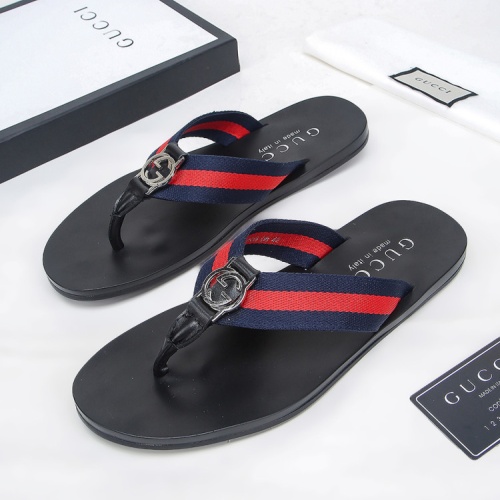 Cheap Gucci Slippers For Men #1208739 Replica Wholesale [$40.00 USD] [ITEM#1208739] on Replica Gucci Slippers