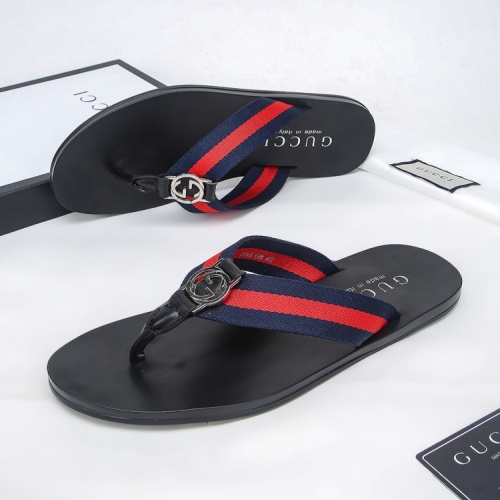 Cheap Gucci Slippers For Men #1208739 Replica Wholesale [$40.00 USD] [ITEM#1208739] on Replica Gucci Slippers