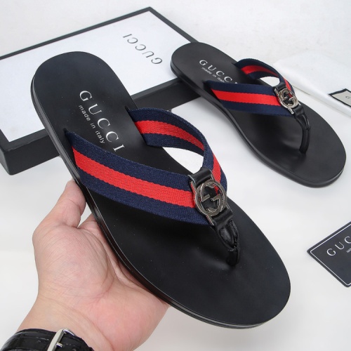 Cheap Gucci Slippers For Men #1208739 Replica Wholesale [$40.00 USD] [ITEM#1208739] on Replica Gucci Slippers