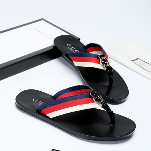 Cheap Gucci Slippers For Men #1208740 Replica Wholesale [$40.00 USD] [ITEM#1208740] on Replica Gucci Slippers