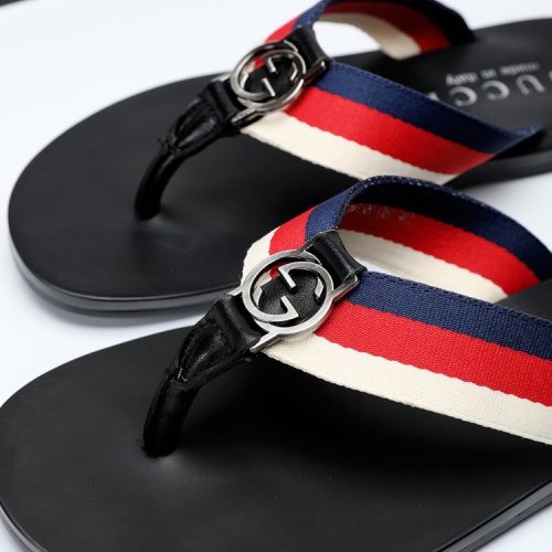 Cheap Gucci Slippers For Men #1208740 Replica Wholesale [$40.00 USD] [ITEM#1208740] on Replica Gucci Slippers