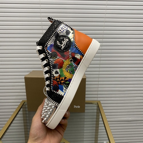 Cheap Christian Louboutin High Top Shoes For Men #1208765 Replica Wholesale [$92.00 USD] [ITEM#1208765] on Replica Christian Louboutin High Top Shoes