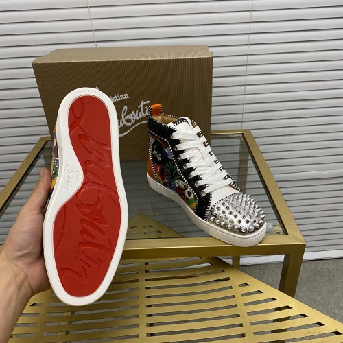 Cheap Christian Louboutin High Top Shoes For Men #1208765 Replica Wholesale [$92.00 USD] [ITEM#1208765] on Replica Christian Louboutin High Top Shoes