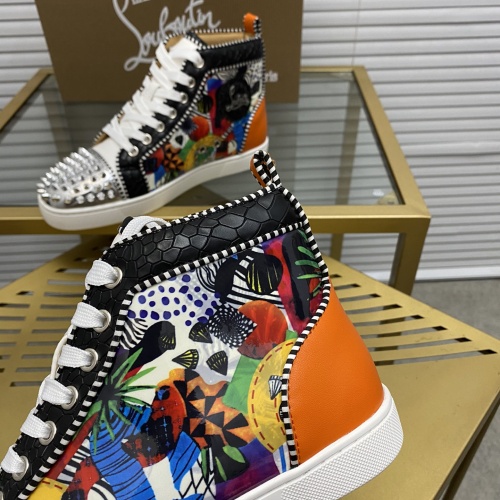 Cheap Christian Louboutin High Top Shoes For Women #1208766 Replica Wholesale [$92.00 USD] [ITEM#1208766] on Replica Christian Louboutin High Top Shoes