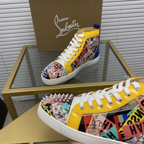Cheap Christian Louboutin High Top Shoes For Men #1208767 Replica Wholesale [$96.00 USD] [ITEM#1208767] on Replica Christian Louboutin High Top Shoes