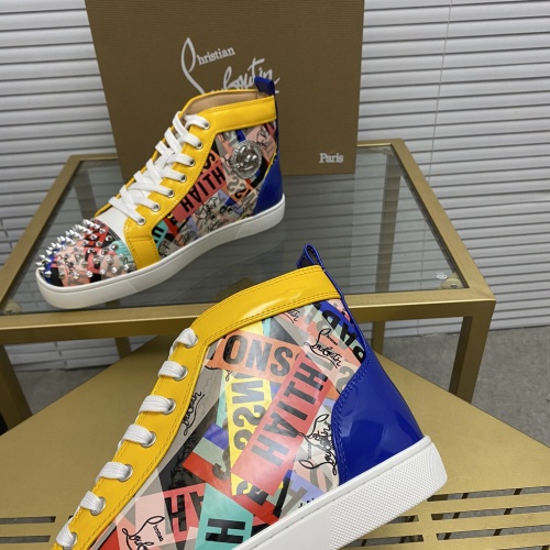 Cheap Christian Louboutin High Top Shoes For Men #1208767 Replica Wholesale [$96.00 USD] [ITEM#1208767] on Replica Christian Louboutin High Top Shoes