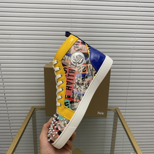 Cheap Christian Louboutin High Top Shoes For Women #1208768 Replica Wholesale [$96.00 USD] [ITEM#1208768] on Replica Christian Louboutin High Top Shoes