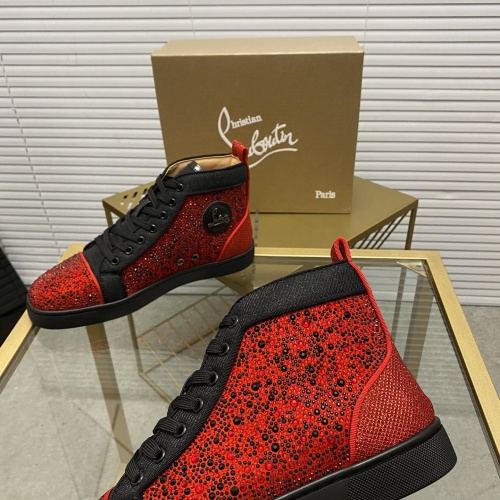 Cheap Christian Louboutin High Top Shoes For Men #1208769 Replica Wholesale [$96.00 USD] [ITEM#1208769] on Replica Christian Louboutin High Top Shoes