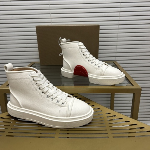 Cheap Christian Louboutin High Top Shoes For Men #1208779 Replica Wholesale [$98.00 USD] [ITEM#1208779] on Replica Christian Louboutin High Top Shoes