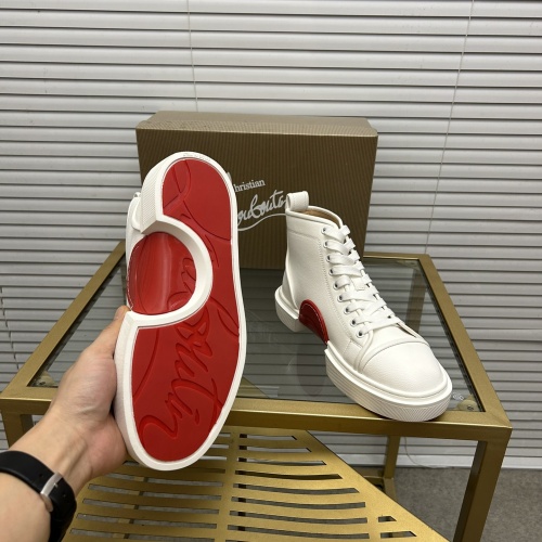 Cheap Christian Louboutin High Top Shoes For Women #1208780 Replica Wholesale [$98.00 USD] [ITEM#1208780] on Replica Christian Louboutin High Top Shoes