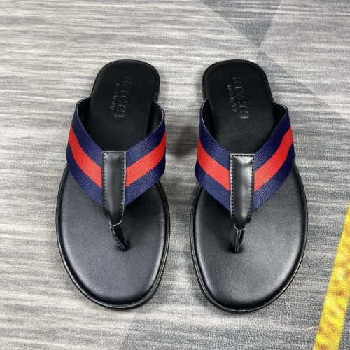 Cheap Gucci Slippers For Men #1208805 Replica Wholesale [$40.00 USD] [ITEM#1208805] on Replica Gucci Slippers