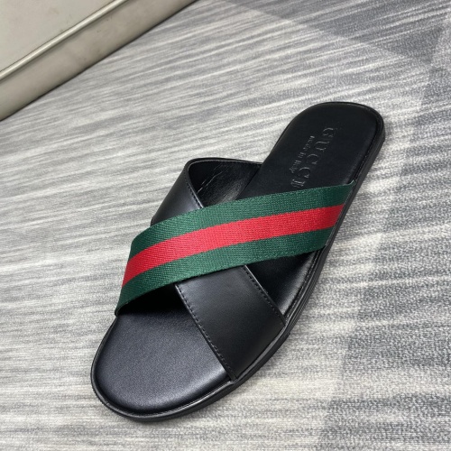 Cheap Gucci Slippers For Men #1208807 Replica Wholesale [$40.00 USD] [ITEM#1208807] on Replica Gucci Slippers