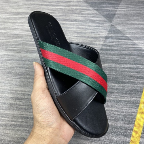 Cheap Gucci Slippers For Men #1208807 Replica Wholesale [$40.00 USD] [ITEM#1208807] on Replica Gucci Slippers